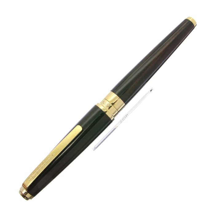 パイロット 18Kペン先万年筆& セーラー 18Kペン先革巻き万年筆 2本