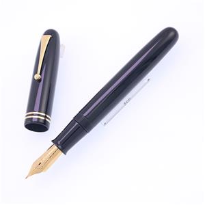 PILOT ナミキ万年筆 漆黒二重リング 蝋色漆 ペン先50号  中字（M）廃番 PILOT ナミキ万年筆 漆黒二重リング 蝋色漆 ペン先50号 中字（M