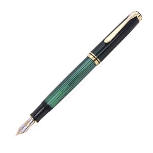 Pelikan ペリカン 万年筆 スーベレーン M800 緑縞 EF メイン