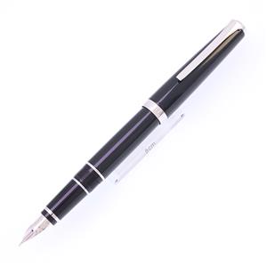 万年筆 エラボー ブラック 軟中字 (金属軸)