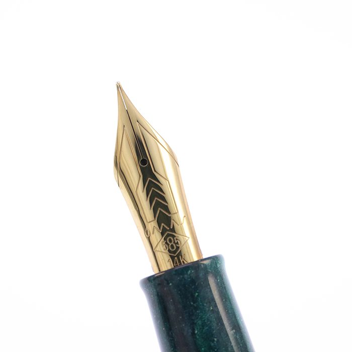新品)OMAS オマス 万年筆 ボローニャ エレガントエメラルド ゴールド