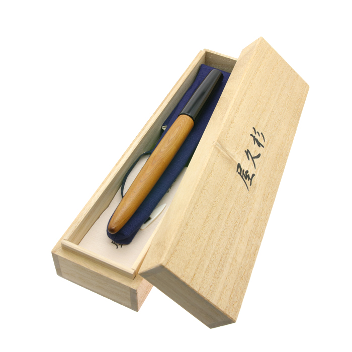 【美品】プラチナ万年筆 屋久杉万年筆 F(細字) コンバーター付 屋久杉 | プラチナ万年筆