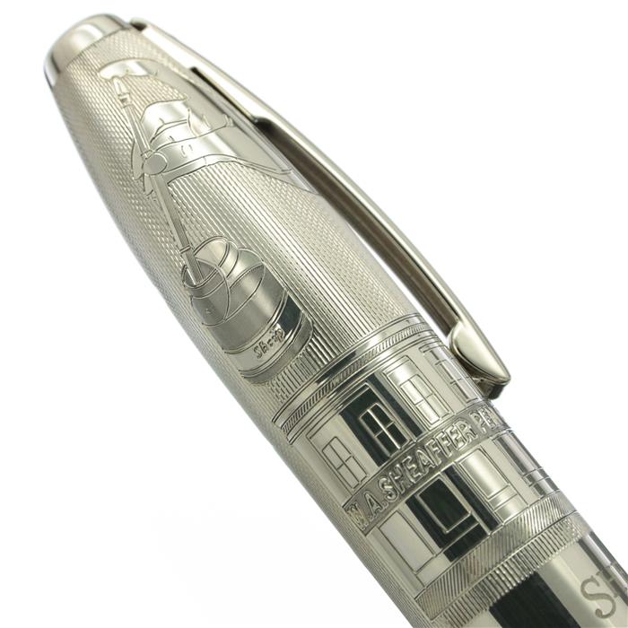 SHEAFFER シェーファー 万年筆 レガシー ヘリテージ シルバー