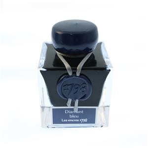 ボトルインク アニバーサリーインク1798 ダイヤモンド ブルー 【銀の微粒子入り】 50ml