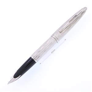 WATERMAN ウォーターマン 万年筆 カレン デラックス エッセンシャル シルバーチーゼルST M メイン