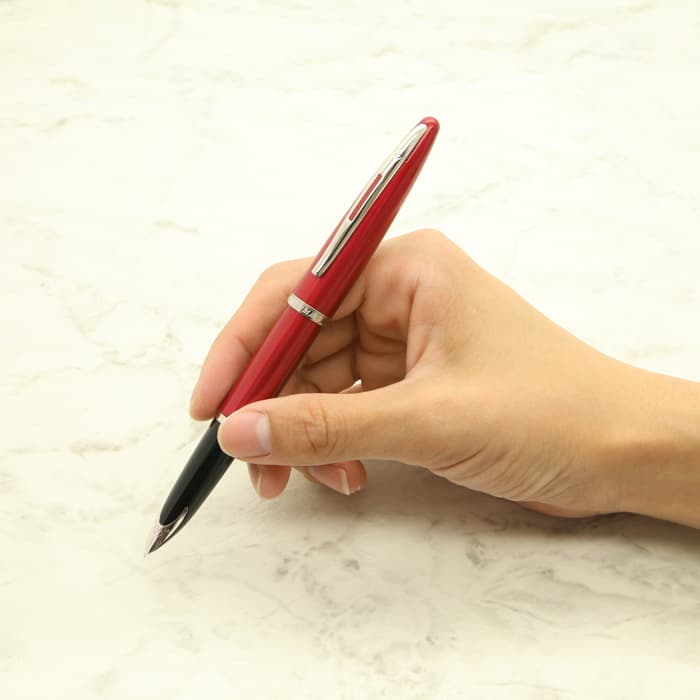 Waterman ウォーターマン　赤 万年筆　カレン 詳細ページ | 万年筆 ボールペンなど高級筆記具の販売・買取