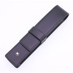 ペンケース マイスターシュテュック クラスプ付 (シエナ) ブラック 1本用