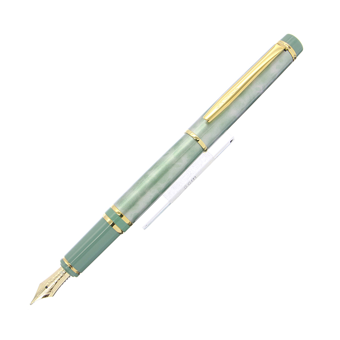 パイロット 万年筆 グランセ グリーン F 新品)PILOT パイロット 万年筆 グランセ マーブルグリーン（商品ID