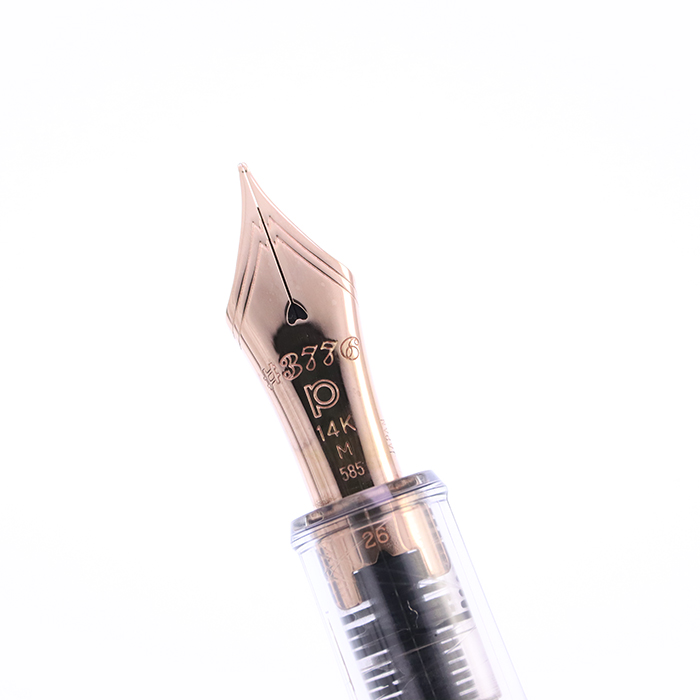 中古)PLATINUM プラチナ 万年筆 #3776 センチュリー NICE(ニース) ロゼ