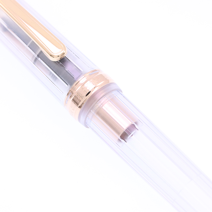 中古)PLATINUM プラチナ 万年筆 #3776 センチュリー NICE(ニース) ロゼ