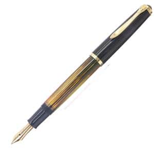 Pelikan ペリカン 万年筆 #400NN 茶縞 F メイン