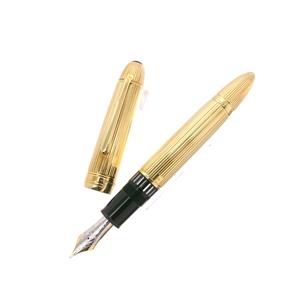 MONTBLANC モンブラン 万年筆 マイスターシュテュック ソリテール #1497 18Kソリッドゴールド F メイン