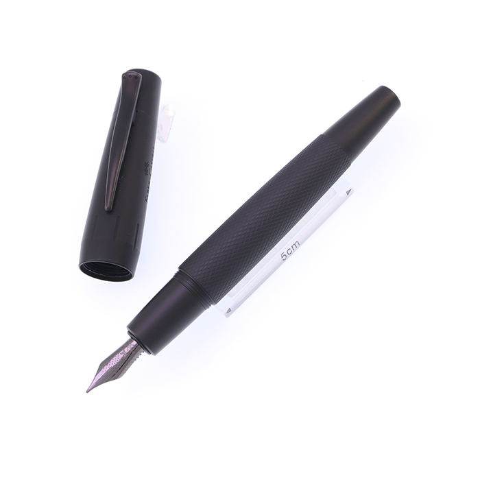 ファイバーカステル　エモーション　ピュアブラック 万年筆＆ボールペン＆ケース 新品)FABER-CASTELL ファーバーカステル 万年筆 エモーション ピュア