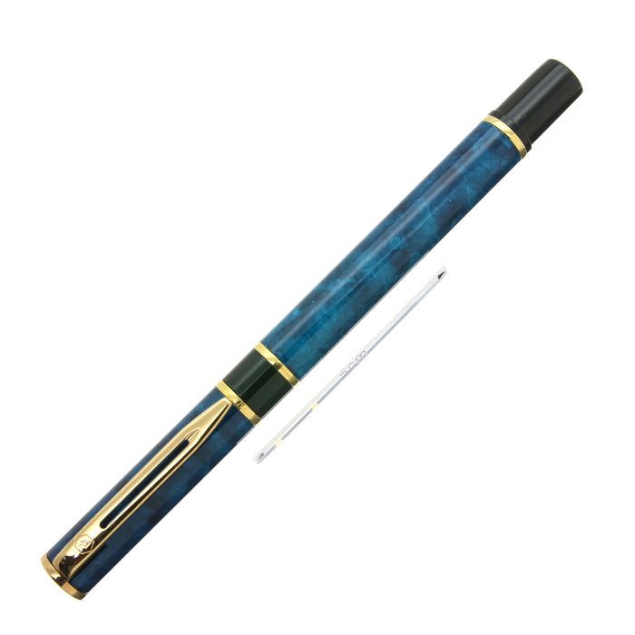WATERMAN 万年筆 ロレア ブルーグリーンマーブル 詳細ページ | 万年筆 ボールペンなど高級筆記具の販売・買取