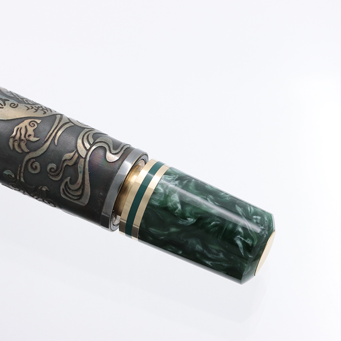 中古)Pelikan ペリカン 万年筆 四神シリーズ 玄武 M（商品ID