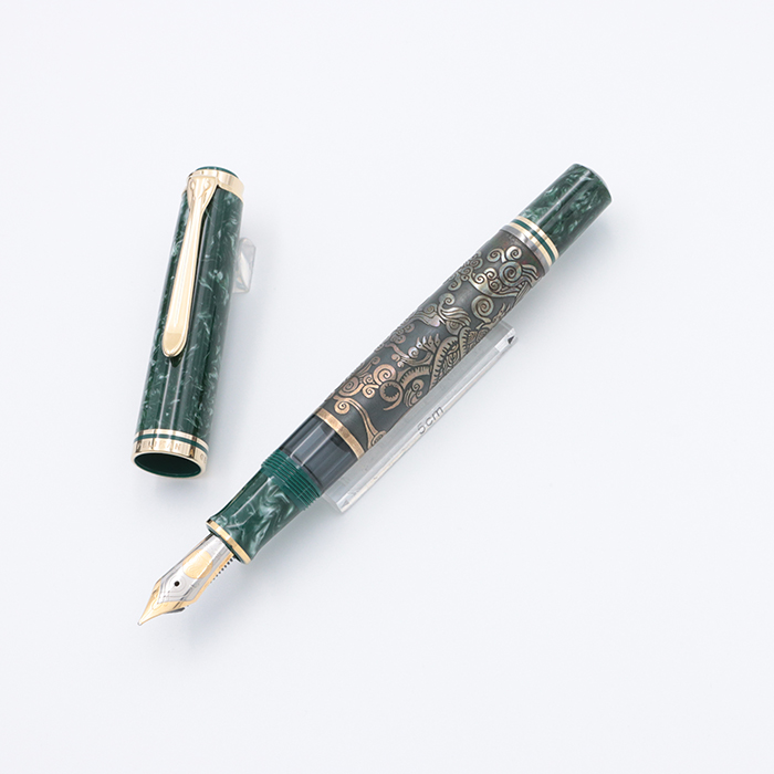 中古)Pelikan ペリカン 万年筆 四神シリーズ 玄武 M（商品ID