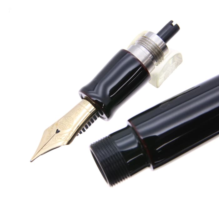 新品)NAKAYA 中屋万年筆 万年筆 ライター ポータブル 黒溜 中字（商品