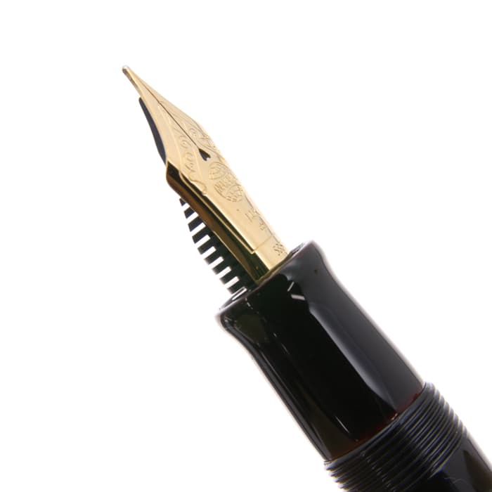 新品)NAKAYA 中屋万年筆 万年筆 ライター ポータブル 黒溜 中字（商品