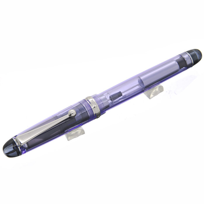 パイロット カスタム74 透明パープル 海外限定／万年筆（M） 筆記具