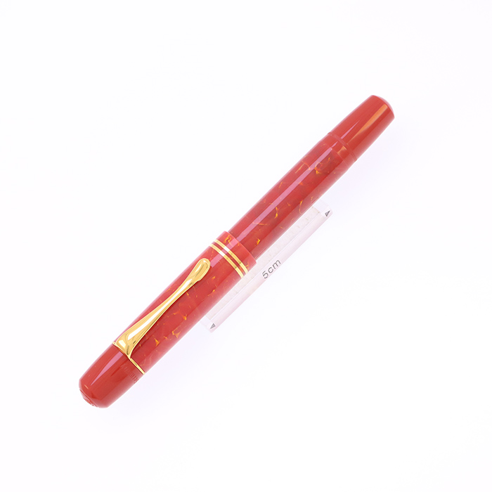 中古)Pelikan ペリカン 万年筆 M101N ブライトレッド B（商品ID