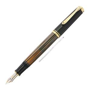 Pelikan ペリカン 万年筆 スーベレーン M400 茶縞 EF メイン