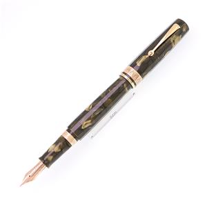 万年筆 パラゴン シャフトグリーン ローズゴールドトリム 14K/F