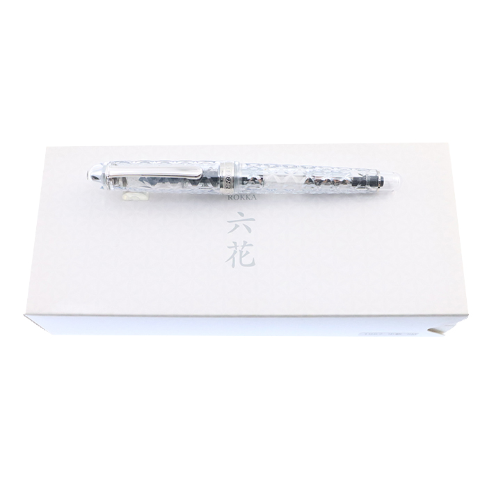 限定品・未使用】PLATINUM Century 万年筆 六花 ニブ中軟 詳細