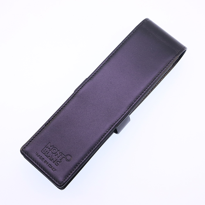 【お値打ち】モンブラン ペンケースシエナ 2本差し 中古)MONTBLANC モンブラン ペンケース マイスターシュテュック