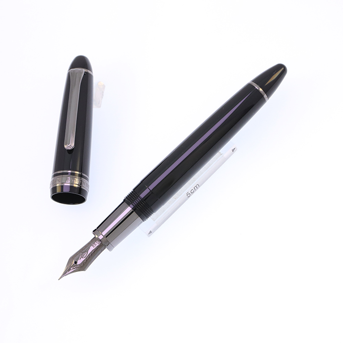中古)SAILOR セーラー 万年筆 プロフィット ブラックラスター 細字
