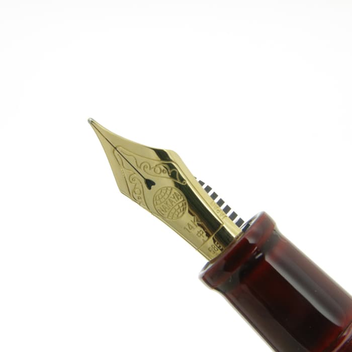 新品)NAKAYA 中屋万年筆 万年筆 ライター ポータブル 赤溜 中字（商品