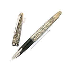 PILOT パイロット 万年筆 シルバーン 石だたみ 中字 メイン