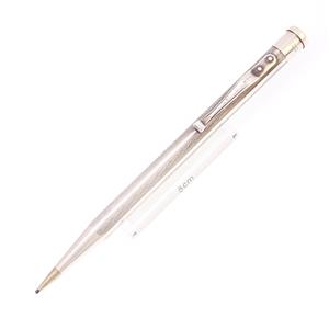 メカニカルペンシル 422767 ディプロマットロールドシルバー ギロシェ 丸軸 1.18mm