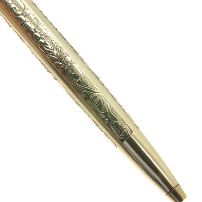 シェーファー　葡萄柄　12k USA SHEAFFER - SHEAFFER 葡萄柄 ボールペン 鉛筆 12K シルバー 3本セット