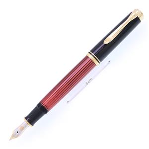 Pelikan ペリカン 万年筆 スーベレーン M400 レッドストライプ EF メイン