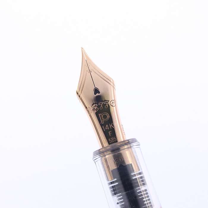 中古)PLATINUM プラチナ 万年筆 #3776 センチュリー NICE(ニース) ロゼ