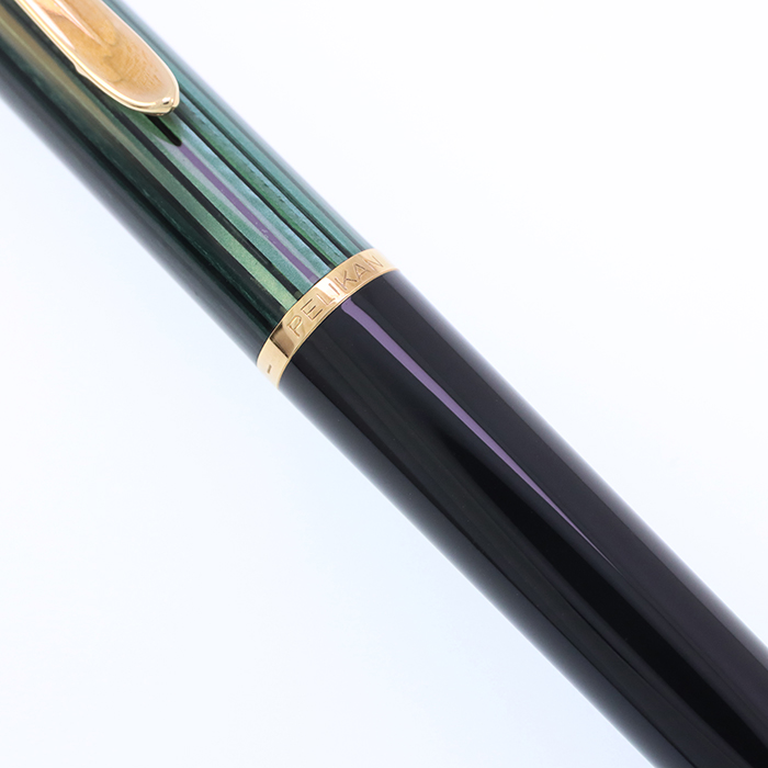 中古)Pelikan ペリカン ボールペン スーベレーン K500 緑縞（商品ID