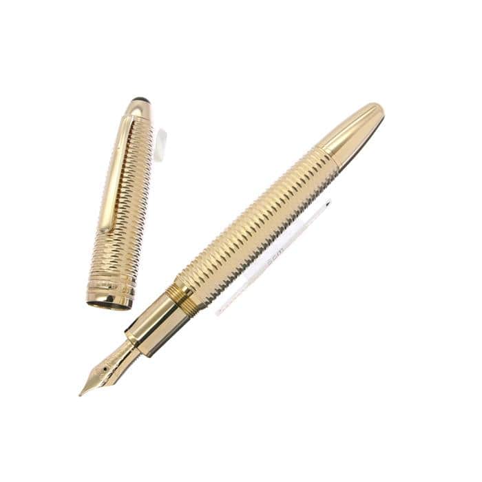 モンブラン ル・グラン 1462 ソリテール ブラックF 細字 万年筆 中古)MONTBLANC モンブラン 万年筆 マイスターシュテュック