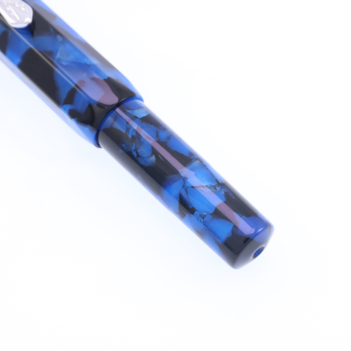 中古)KAWECO カヴェコ 万年筆 アートスポーツ ぺブルブルー 14K/EF