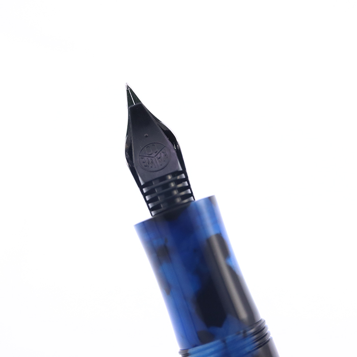 中古)KAWECO カヴェコ 万年筆 アートスポーツ ぺブルブルー 14K/EF