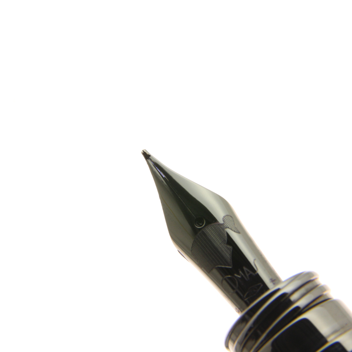 OMAS オマス 万年筆 18K イタリア S2001 ブラック×シルバー OMAS