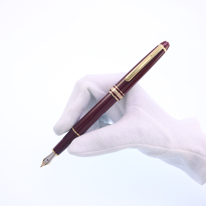 【希少良品】モンブラン no.14 ボルドー 18C F 万年筆　2桁シリーズ 希少良品】モンブラン no.14 ボルドー 18C F 万年筆 2桁シリーズ