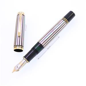 Pelikan ペリカン 万年筆 リミテッドエディション M1000 螺鈿 白光 -White Ray- M メイン