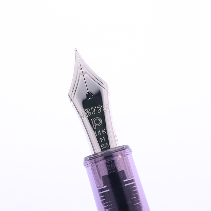 中古)PLATINUM プラチナ 万年筆 #3776 センチュリー 富士旬景 紫雲