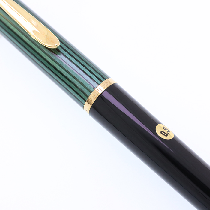 中古)Pelikan ペリカン メカニカルペンシル スーベレーン D500 緑縞