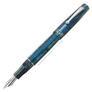 Leonardo Officina Italiana レオナルド 万年筆 モーメントゼロコレクション ハワイブルー F メイン