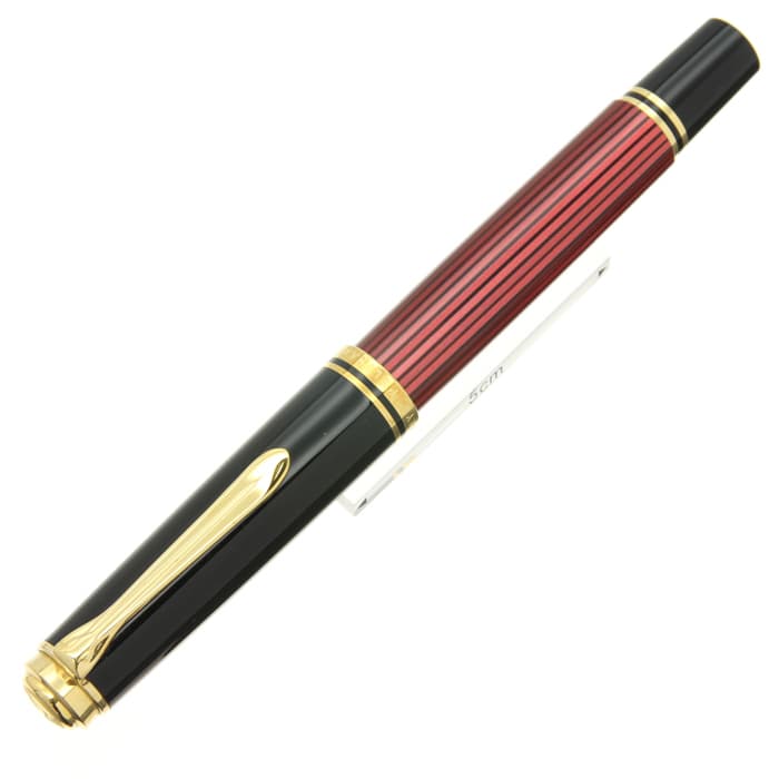 新品)Pelikan ペリカン 万年筆 スーベレーン M600 レッドストライプ