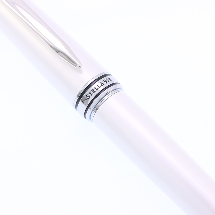 パイロット／ステラ90s（ホワイトF） Pilot Stella 90s Fountain Pen - 14K Gold Fine - Pearl White | JetPens