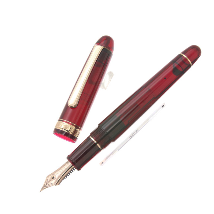 プラチナ PLATINUM 細字 万年筆 樹脂 ボルドー/180252【中古】 詳細ページ | 万年筆 ボールペンなど高級筆記具の販売・買取