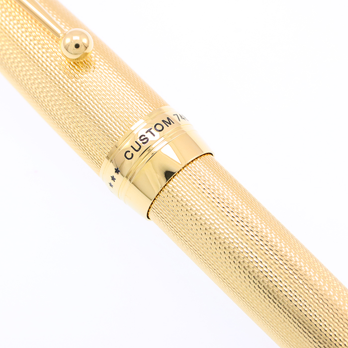 PILOT CUSTOM 18K750万年筆 ゴールド T-570インク詰り無 PILOT CUSTOM