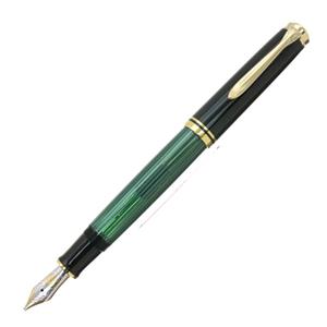 Pelikan ペリカン 万年筆 スーベレーン M800 緑縞 イタリックライティング メイン